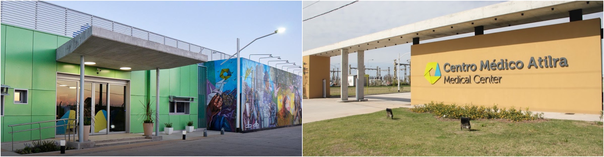 Frente predio y frente Centro Oncológico Sunchales